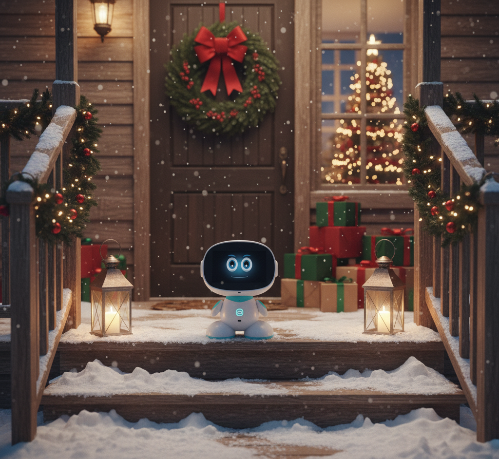 Misa Robot in Christmas
