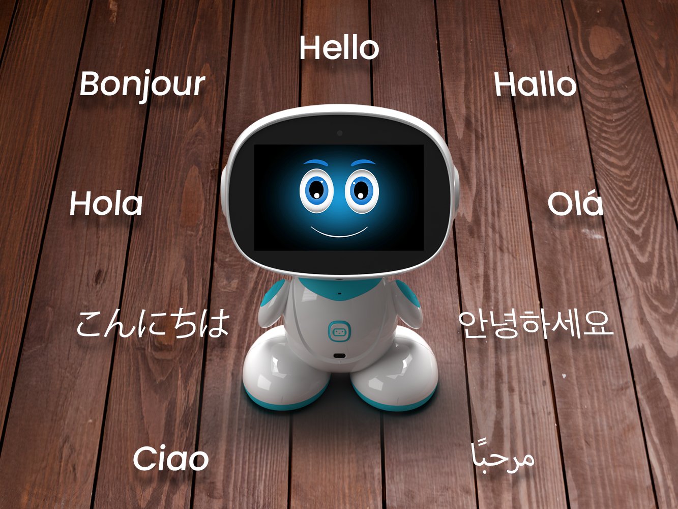 MISA surrounded by hello in many languages